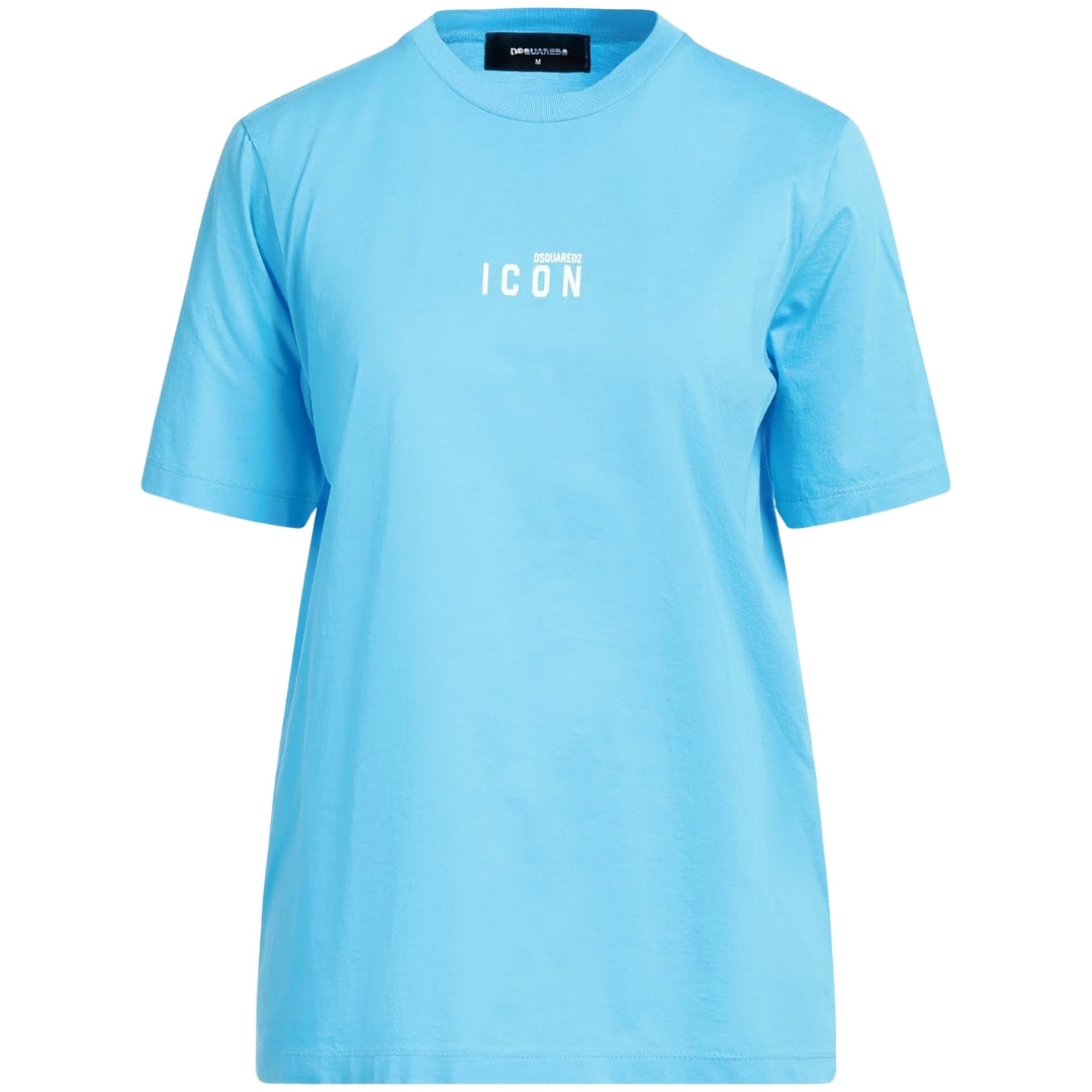 DSQUARED2 Icon Small Chest Logo Light Blue  T-Shirt XS