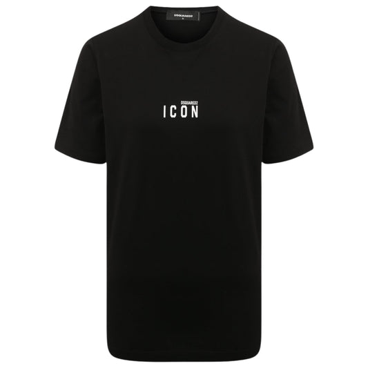 DSQUARED2 Icon Small Chest Logo Black  T-Shirt XXS