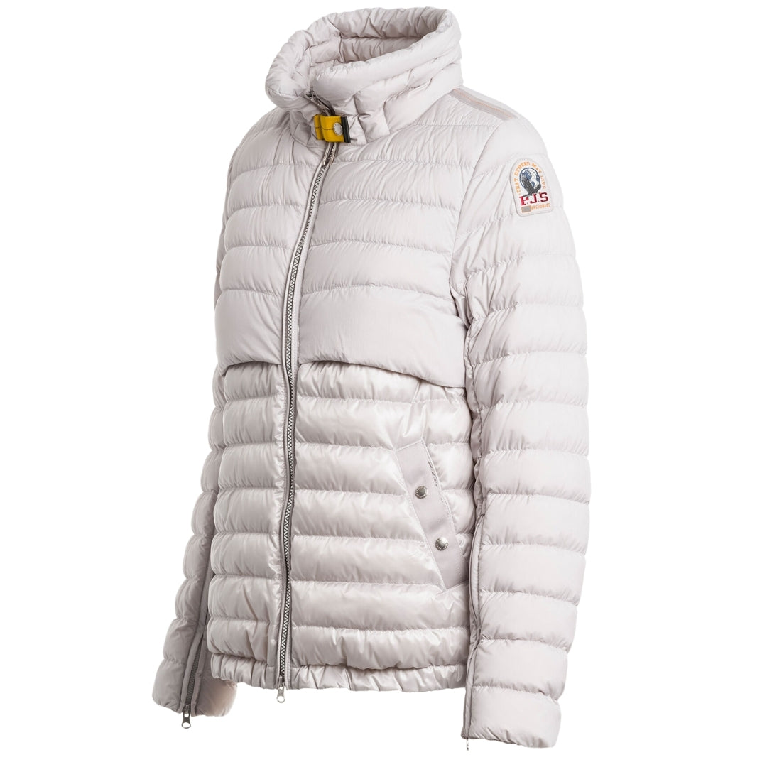 Parajumpers SAYA PWPUCY33 254 DAWN Light Grey Down Jacket Womens S
