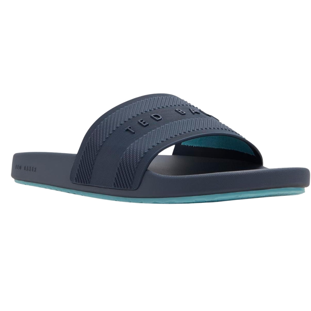 Ted Baker Seenen Rubber Pool Navy Slides