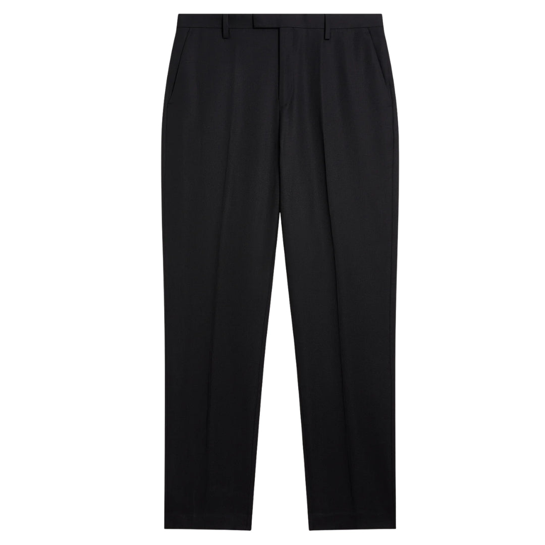 Ted Baker Selwynt Lightweight Wool Blend Black Trousers