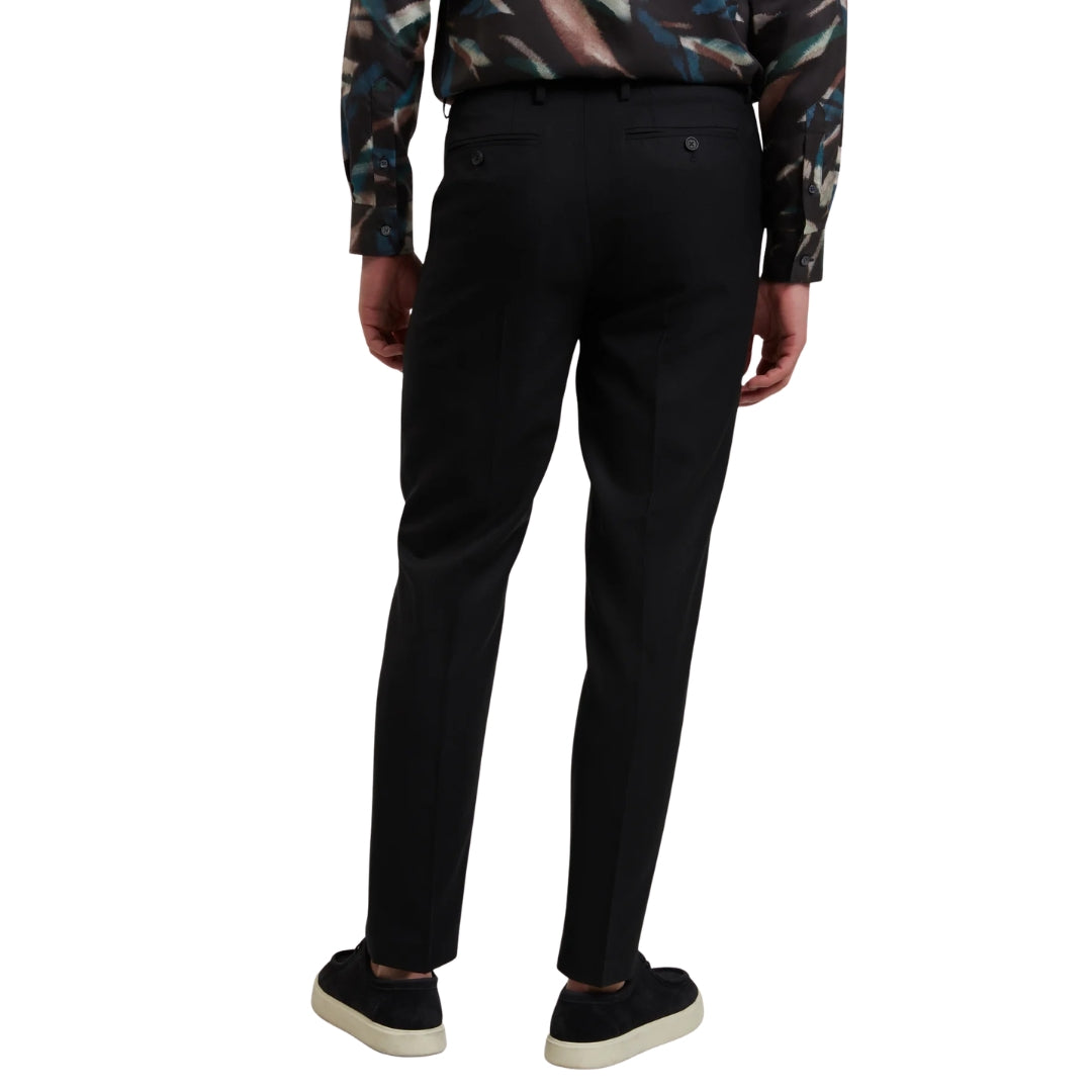 Ted Baker Selwynt Lightweight Wool Blend Black Trousers