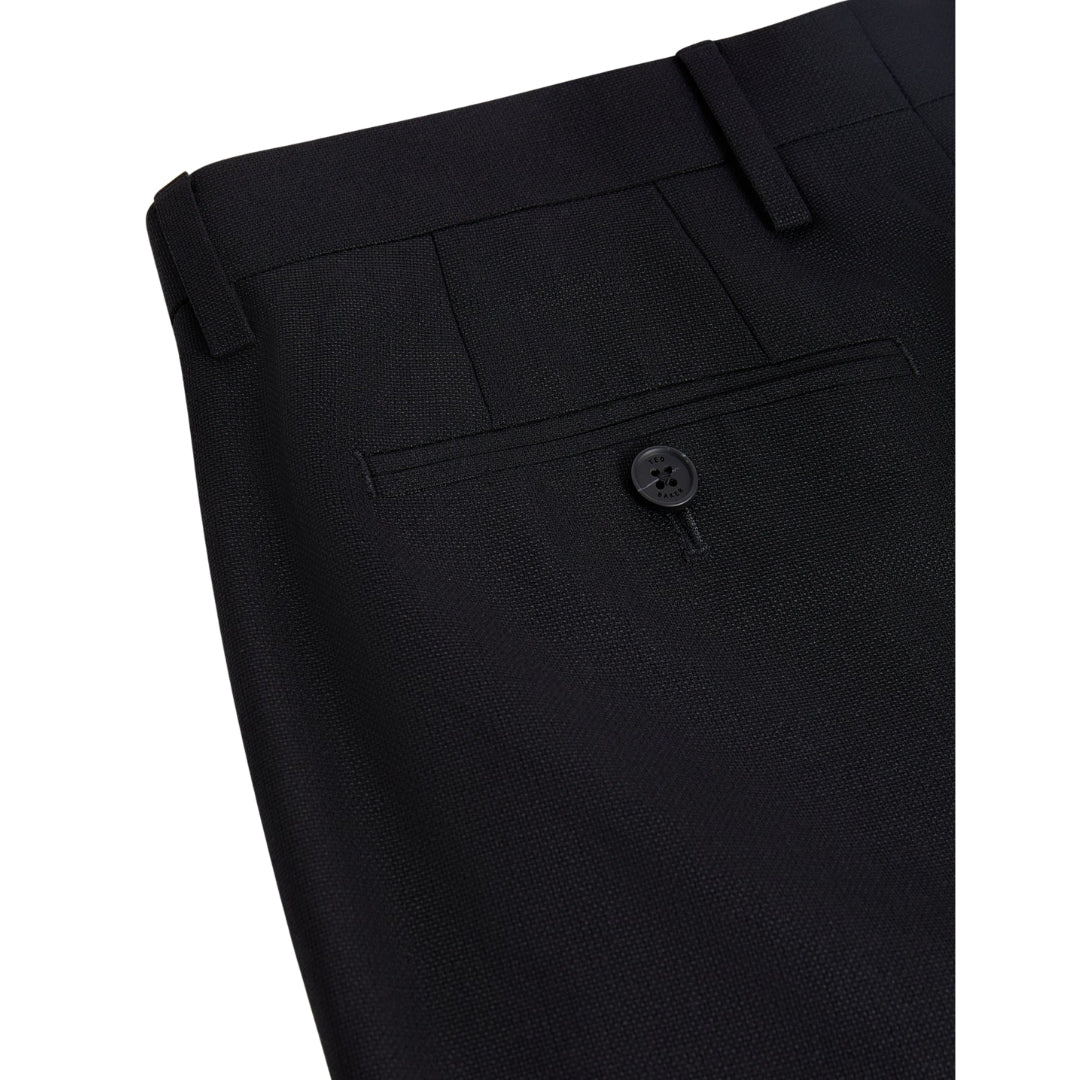 Ted Baker Selwynt Lightweight Wool Blend Black Trousers