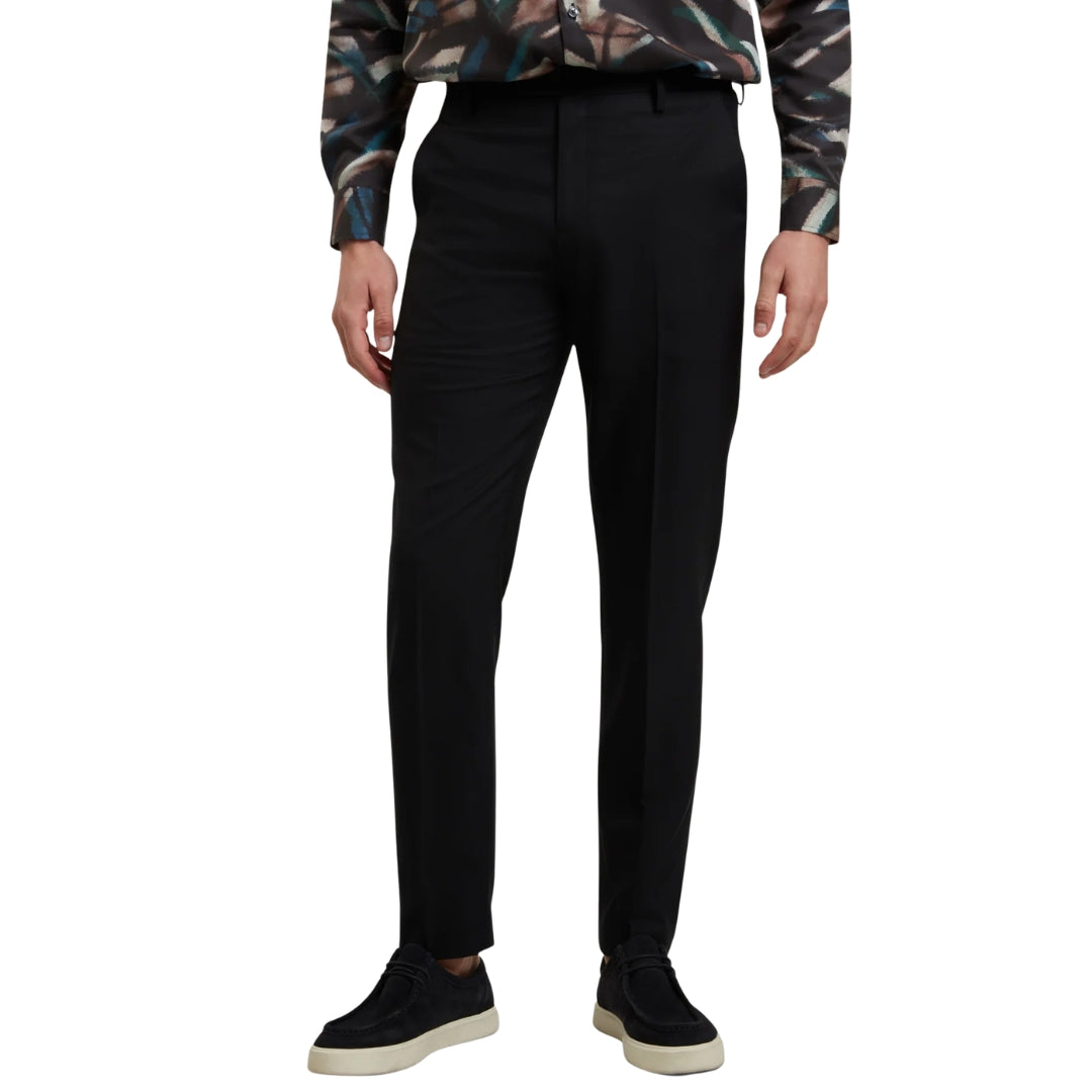 Ted Baker Selwynt Lightweight Wool Blend Black Trousers