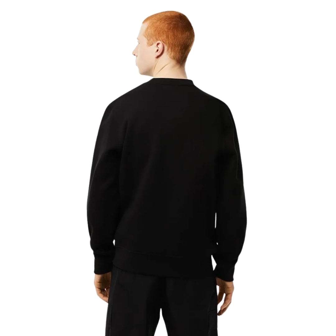 Lacoste Branded Tape Crewneck Black Jumper M