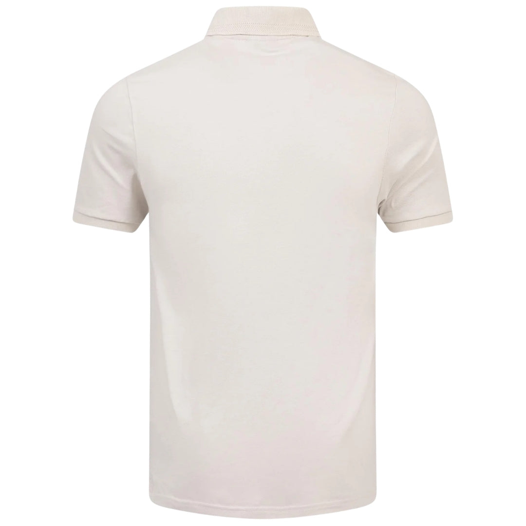 Lyle & Scott Rally Tipped Polo Shirt Beige S