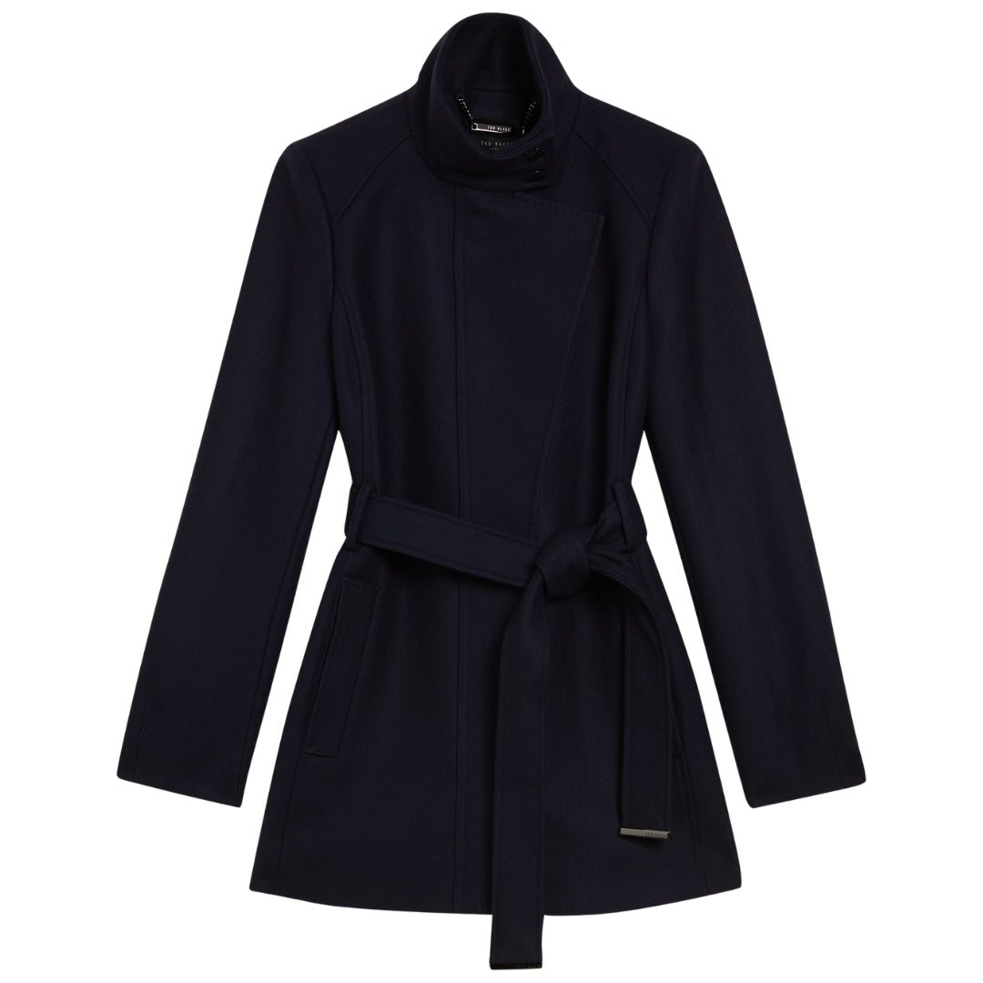 Ted Baker WMO ICOMBIS Short Funnel Neck Coat 6