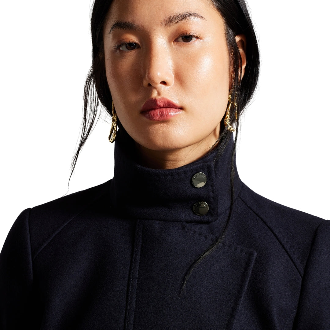 Ted Baker WMO ICOMBIS Short Funnel Neck Coat 6