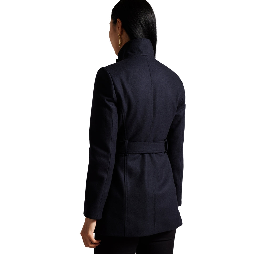 Ted Baker WMO ICOMBIS Short Funnel Neck Coat 6