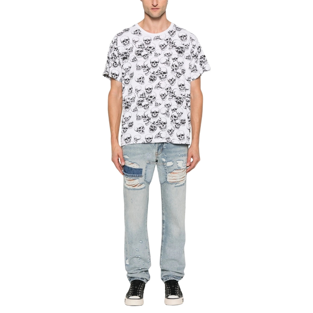 Skull Tee White L