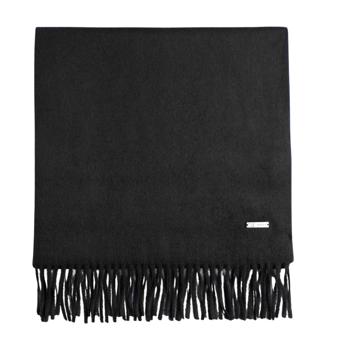 Ted Baker Stevenn Black Woollen Scarf