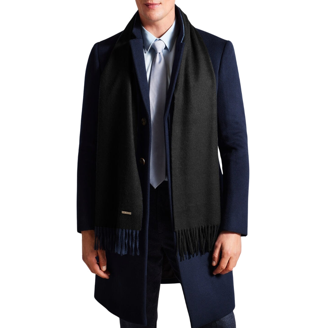 Ted Baker Stevenn Black Woollen Scarf