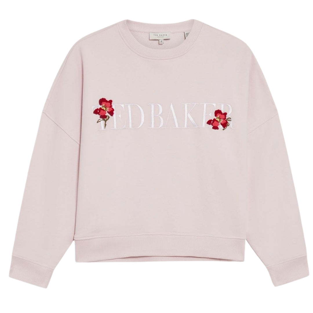 Ted Baker Stiila Ted Baker Branded Light Pink Sweater
