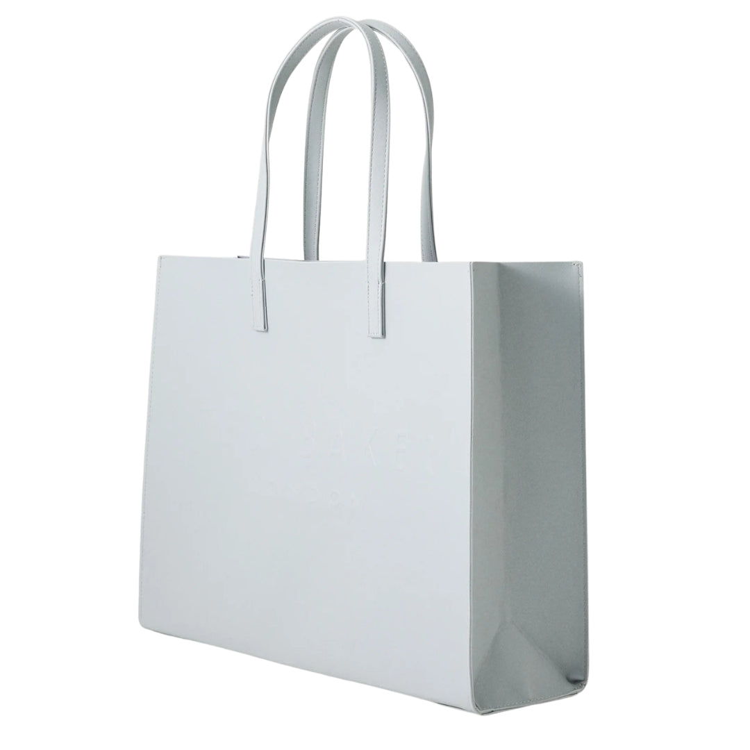 Ted Baker Sukicon Crosshatch East West Light Grey Icon Bag