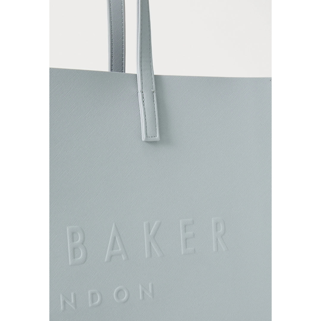 Ted Baker Sukicon Crosshatch East West Light Grey Icon Bag