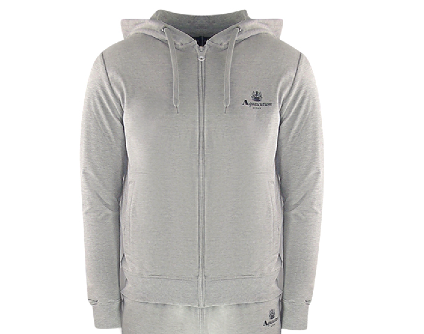 Aquascutum Grey Zip-Up Hoodie And Track Pants Set