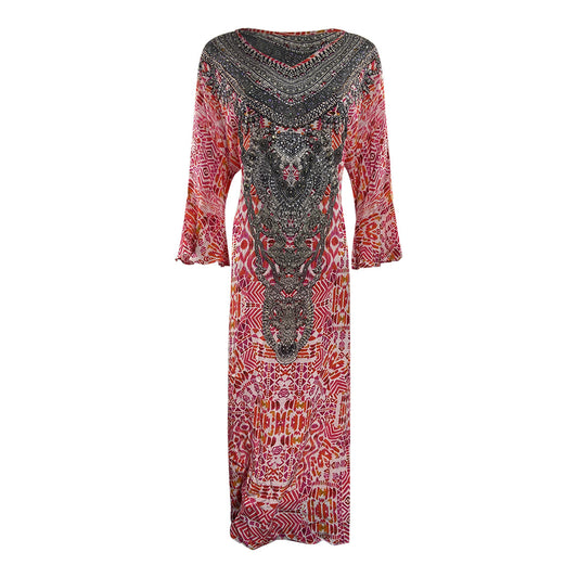 Inoa Fashion Shiraz/1923 Sleeve Long Kaftan With Frill Womens