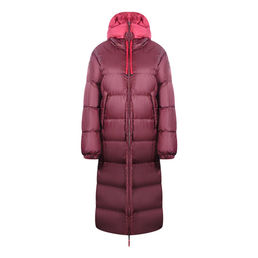 Parajumpers Sleeping Bag Reversible Red Long Hooded Down Jacket S