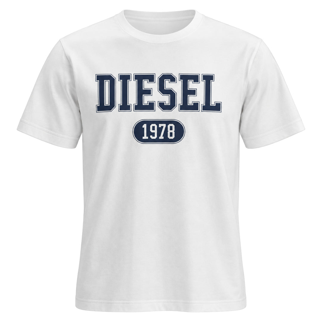 Diesel T-Diegor 1-A White Men's T-Shirt L
