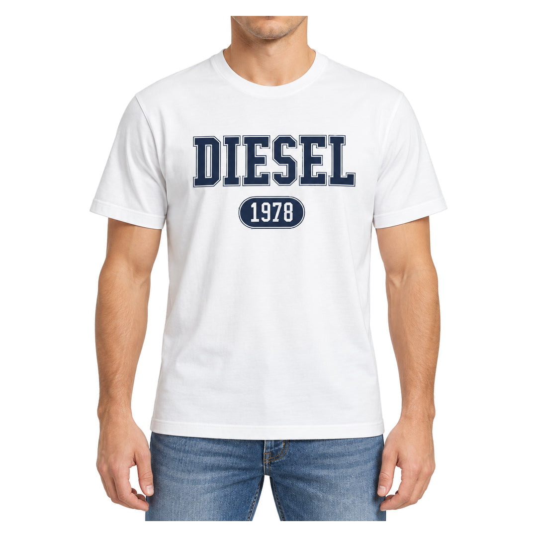 Diesel T-Diegor 1-A White Men's T-Shirt L
