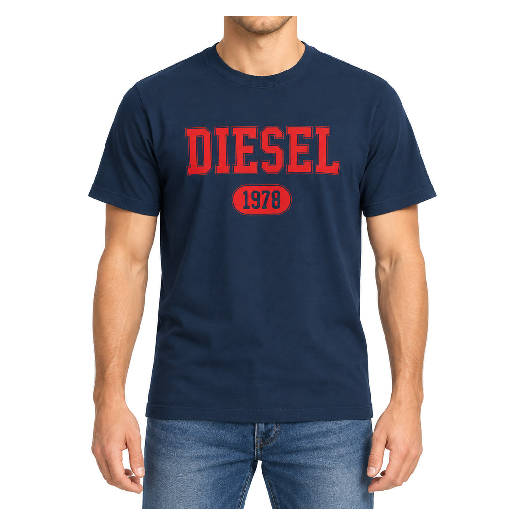 Diesel T-Diegor 1-A Navy Blue Men's T-Shirt L