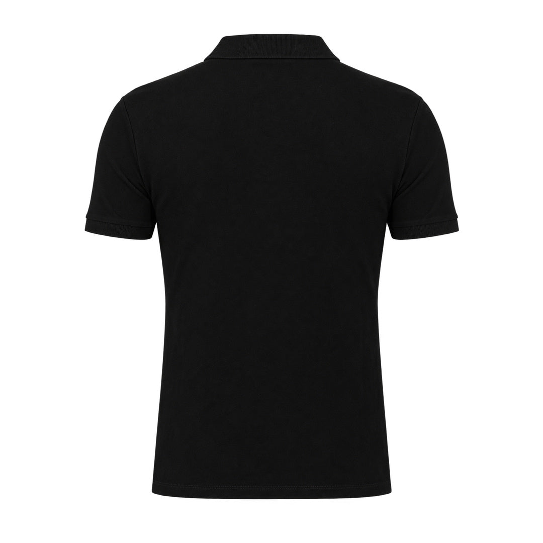 Diesel T-Harry Black Zip Closure Polo Shirt S