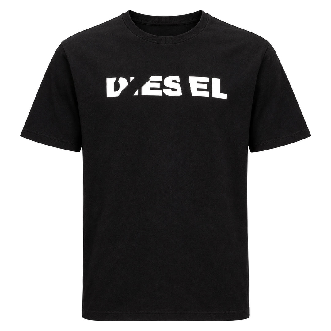 Diesel T-Just 250232 Off Black Men's T-Shirt XL