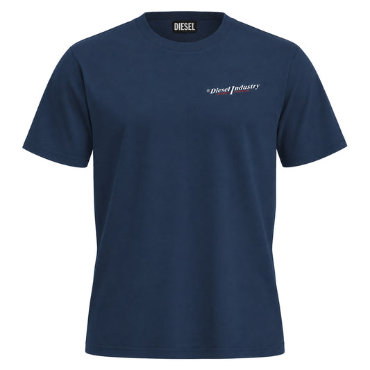 Diesel T-Just Small Ind Off Navy Blue Men's T-Shirt L
