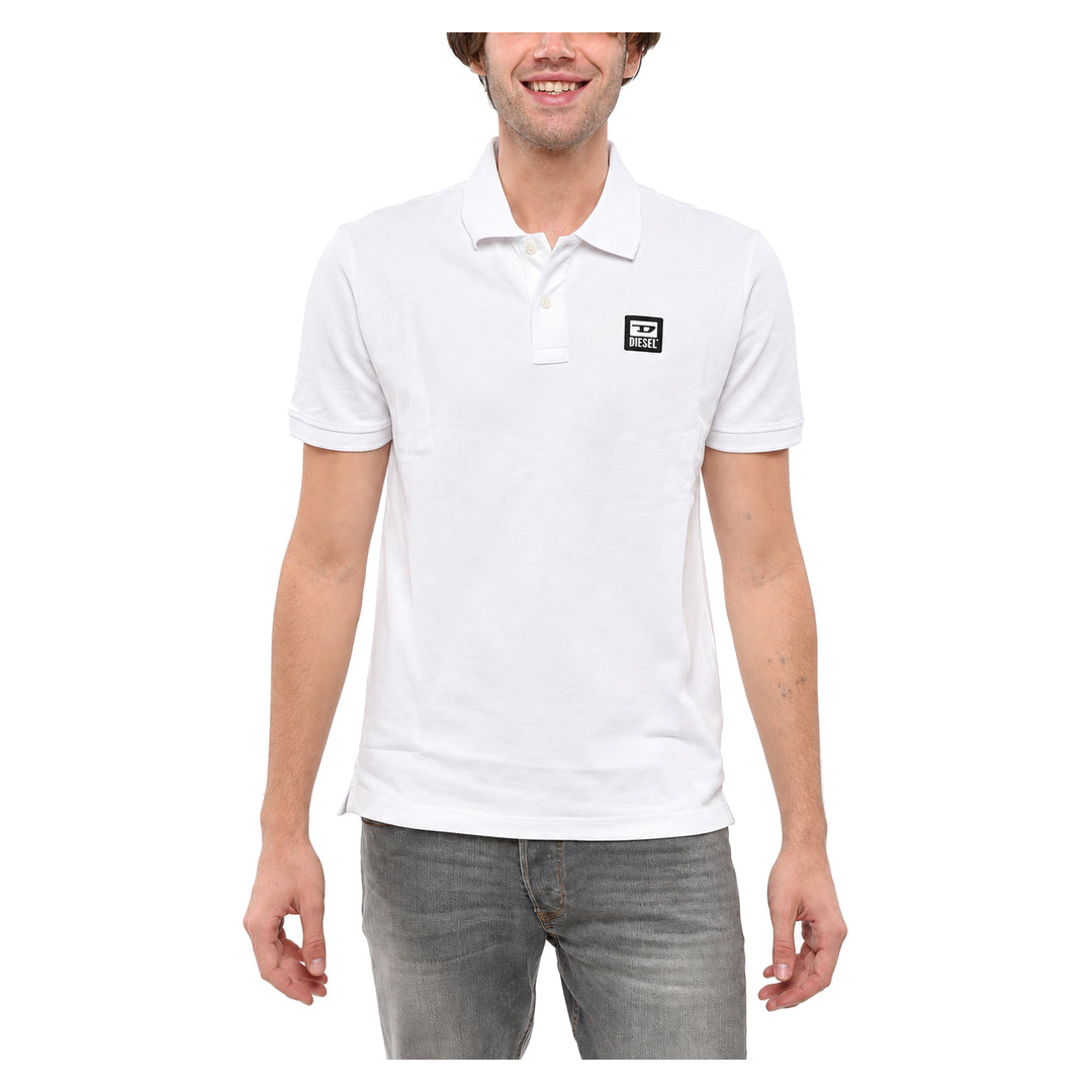 Diesel T-Smith 250104 Off White Men's Polo Shirt L