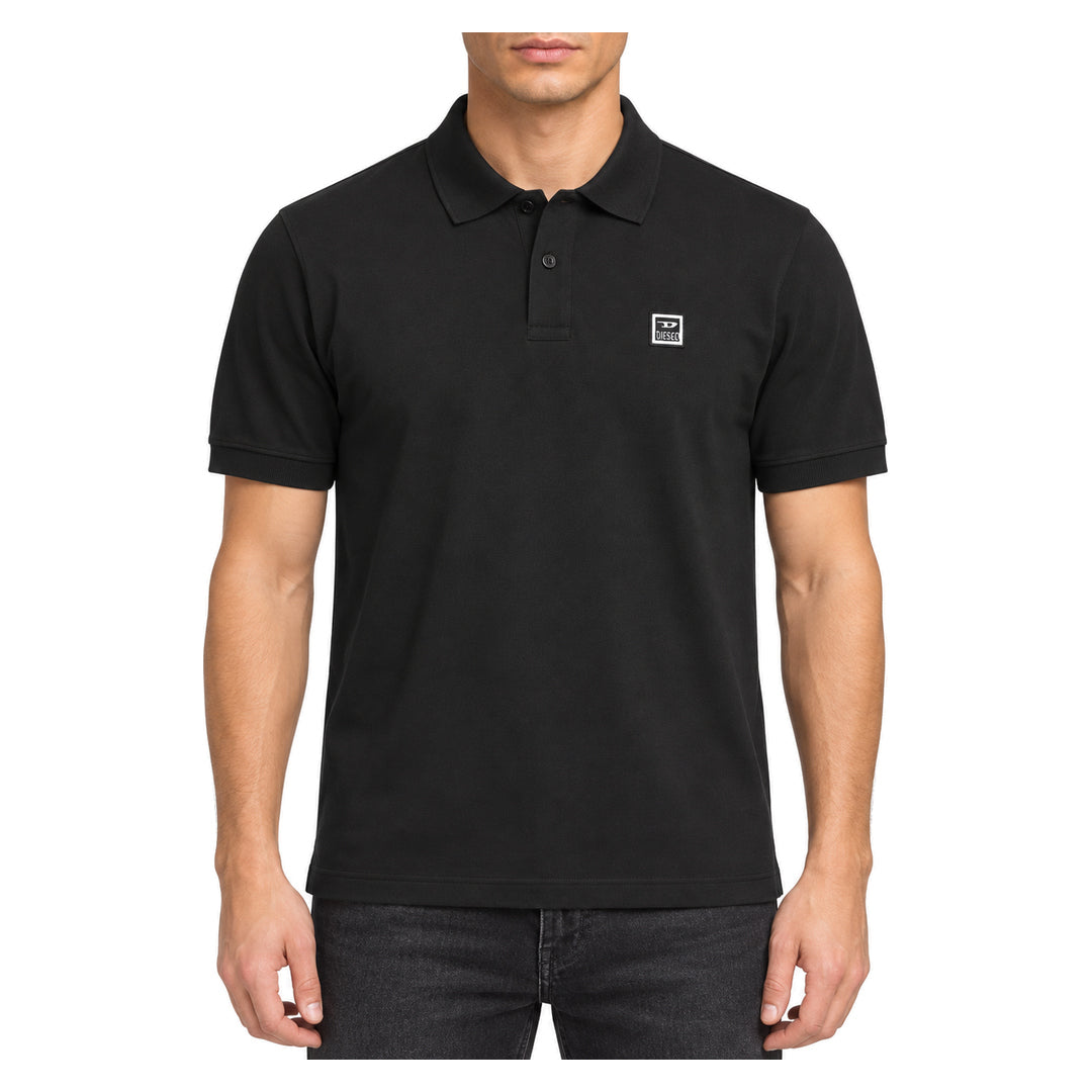 Diesel T-Smith 250104 Off Black Men's Polo Shirt L