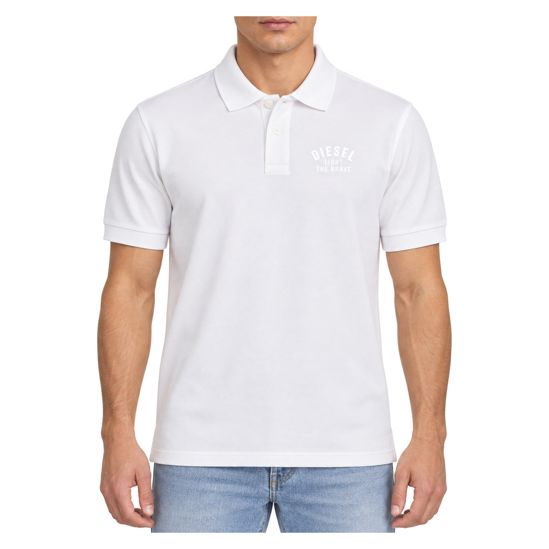 Diesel T-Smith 260105 Off White Men's Polo Shirt L
