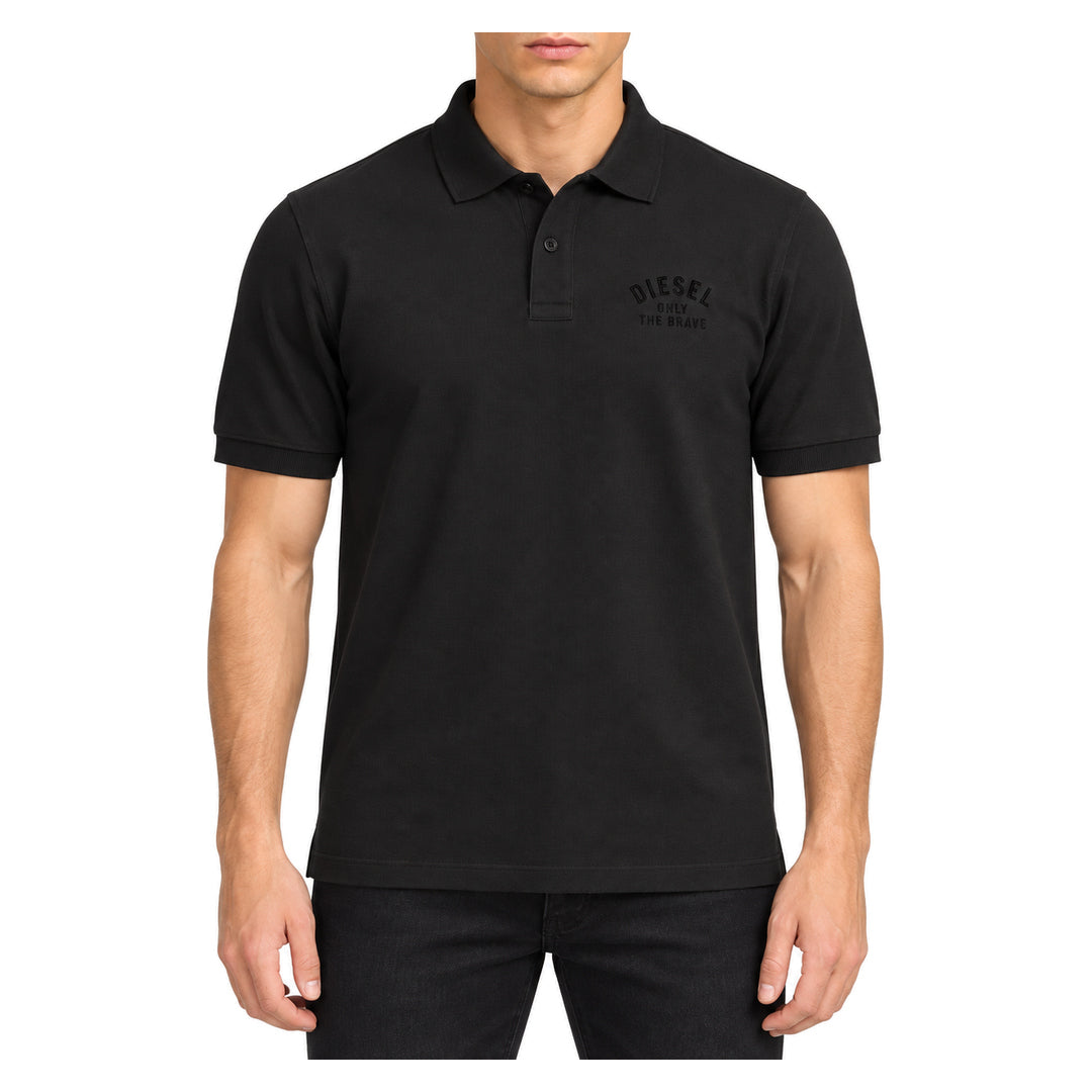 Diesel T-Smith 260105 Off Black Men's Polo Shirt L