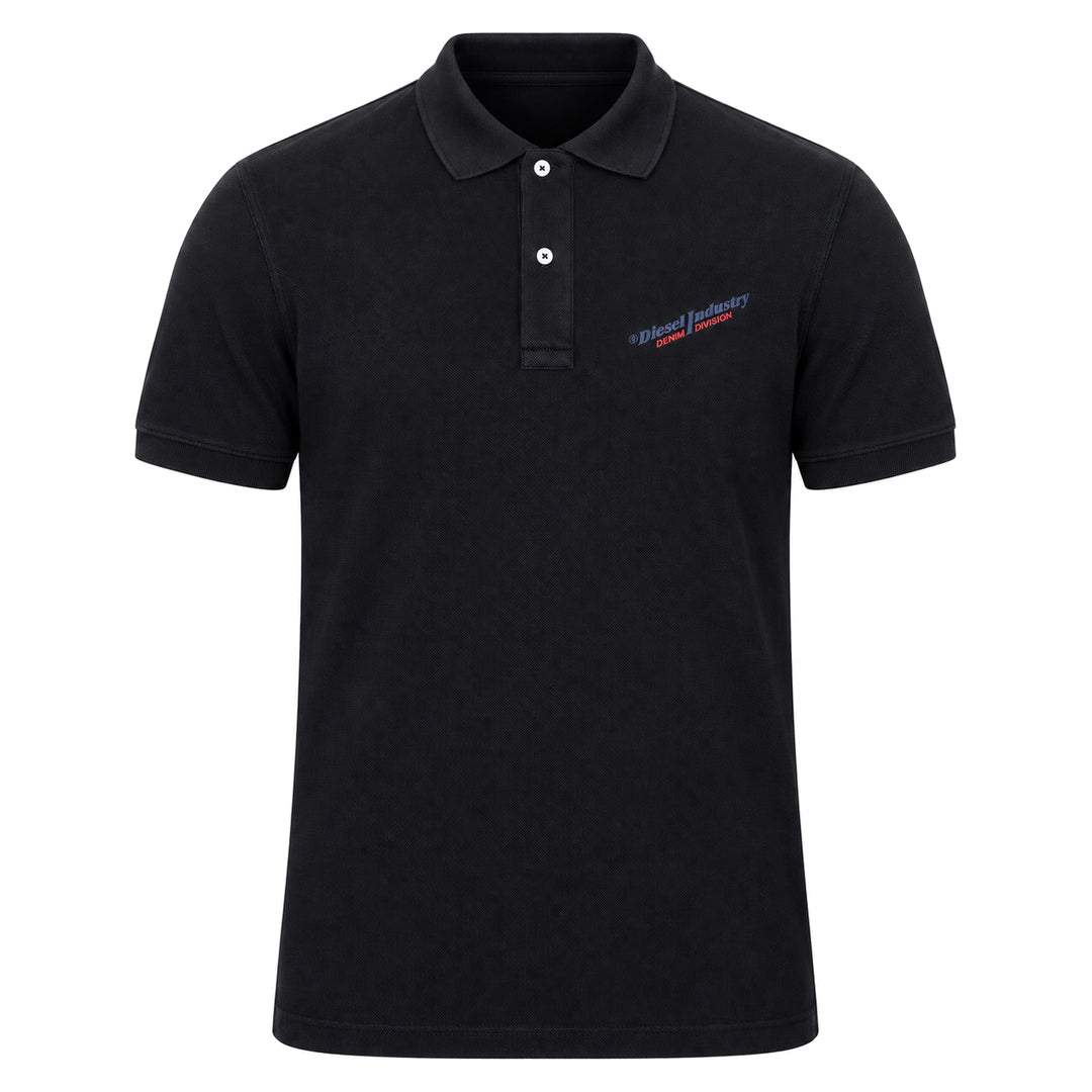 Diesel T-Smith-Ind Black Men's Polo Shirt L