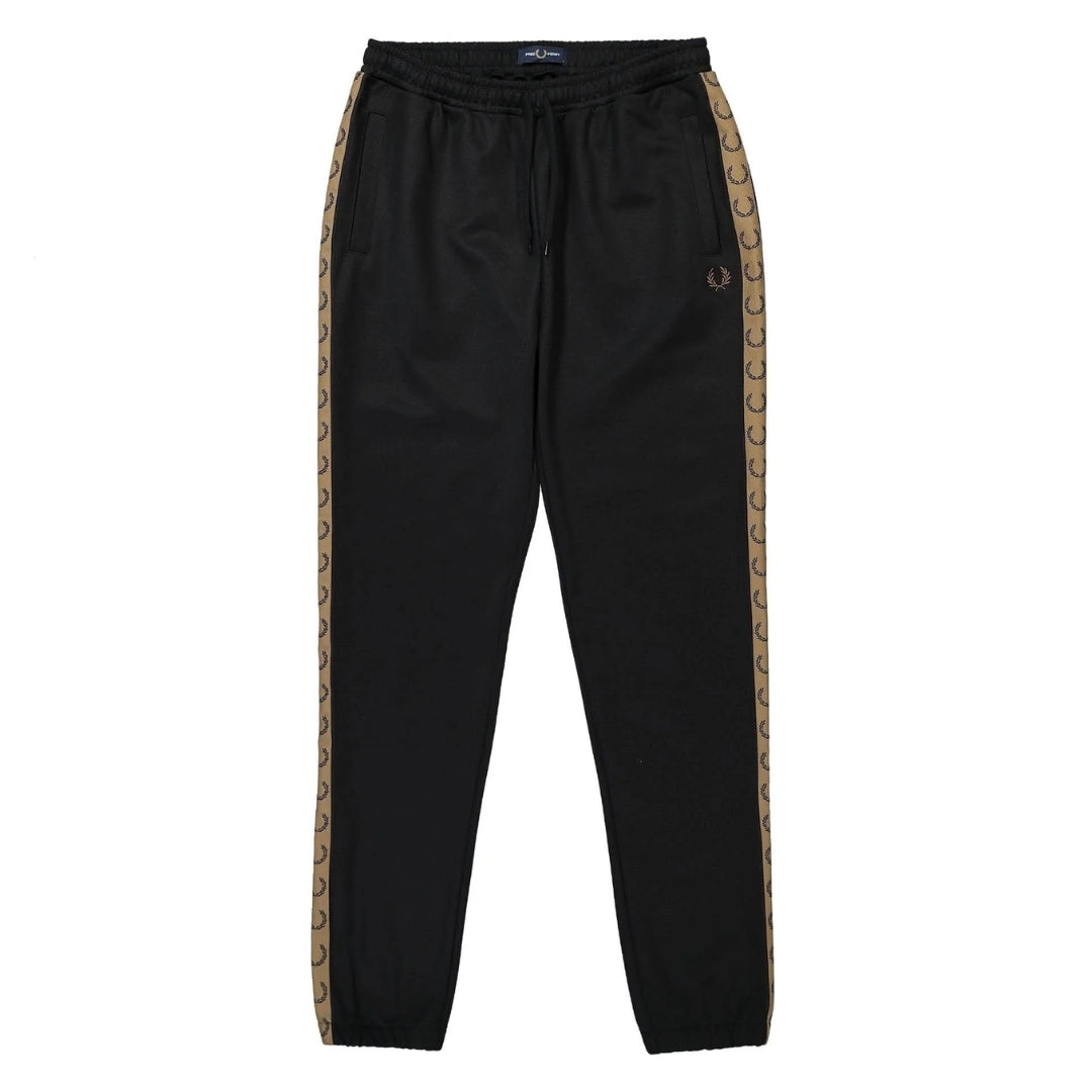 Fred Perry Seasonal Taped Black Sweatpants XL