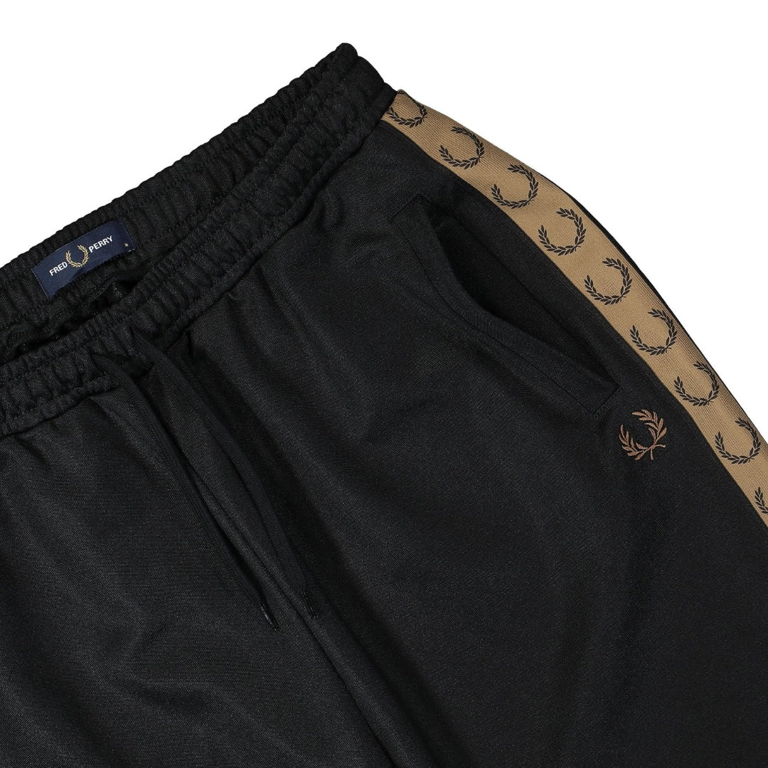 Fred Perry Seasonal Taped Black Sweatpants XL