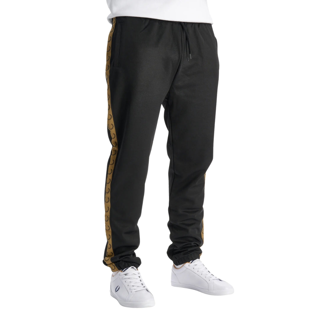 Fred Perry Seasonal Taped Black Sweatpants XL