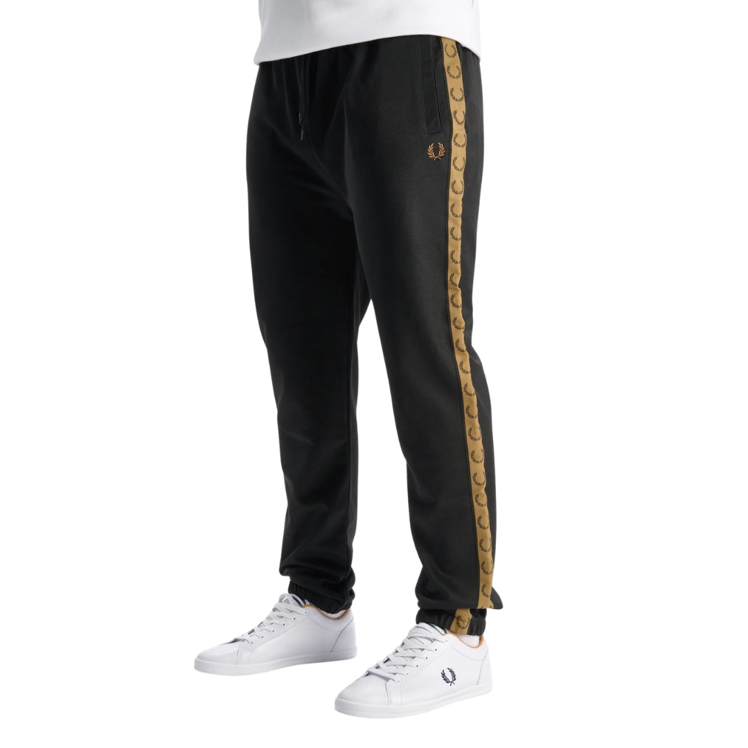 Fred Perry Seasonal Taped Black Sweatpants XL