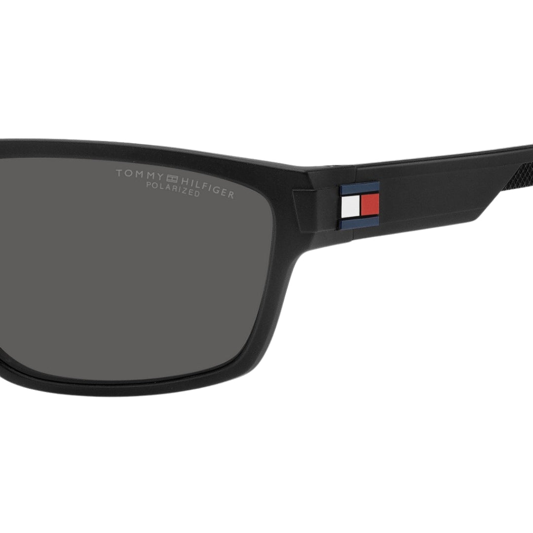 Tommy Hilfiger Black Polarised Sunglasses