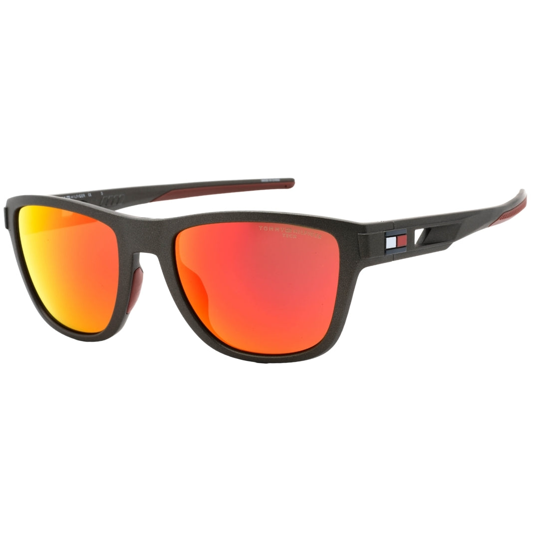 Tommy Hilfiger Red ML HC Lens Metal Grey Sunglasses One Size