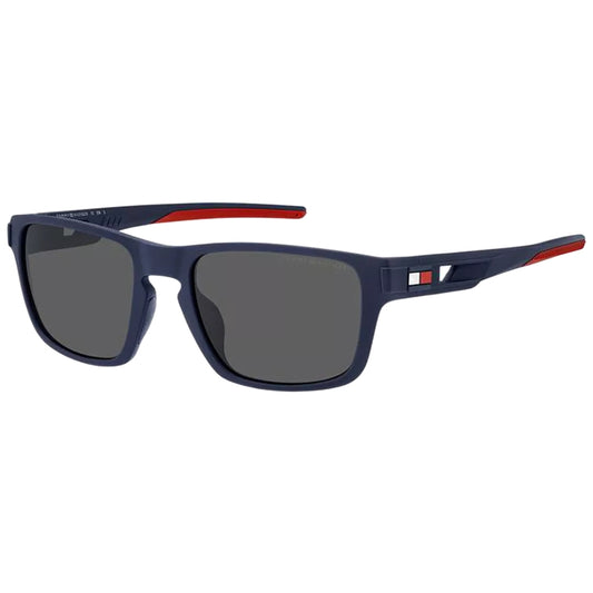 Tommy Hilfiger Grey Lens Matte Blue Sunglasses One Size