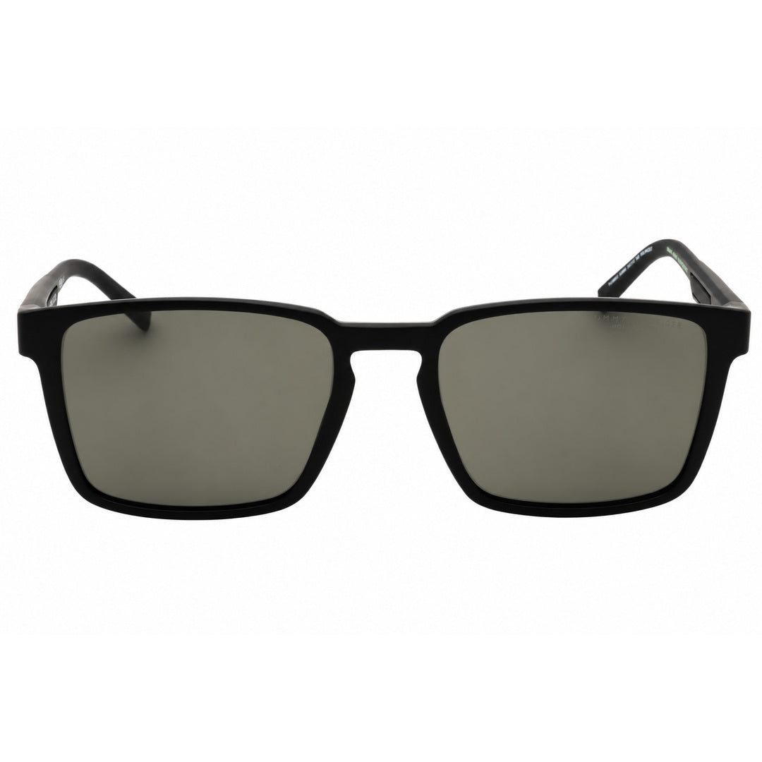 Tommy Hilfiger Polarized Lens Rectangular Black Sunglasses