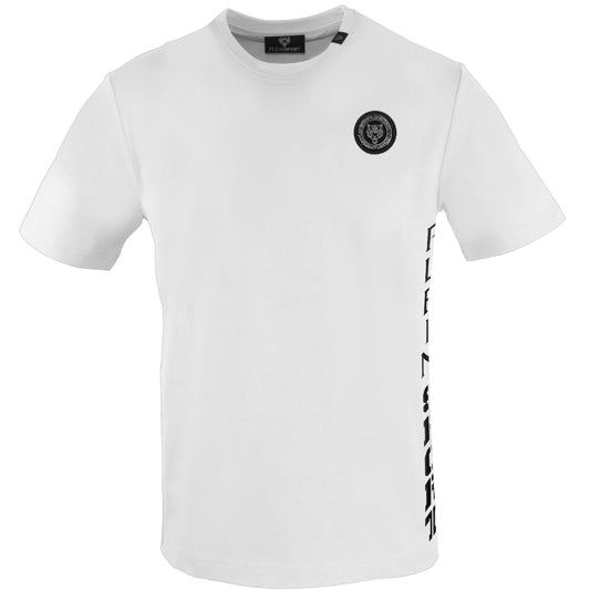 Plein Sport Bold Side Logo White T-Shirt S