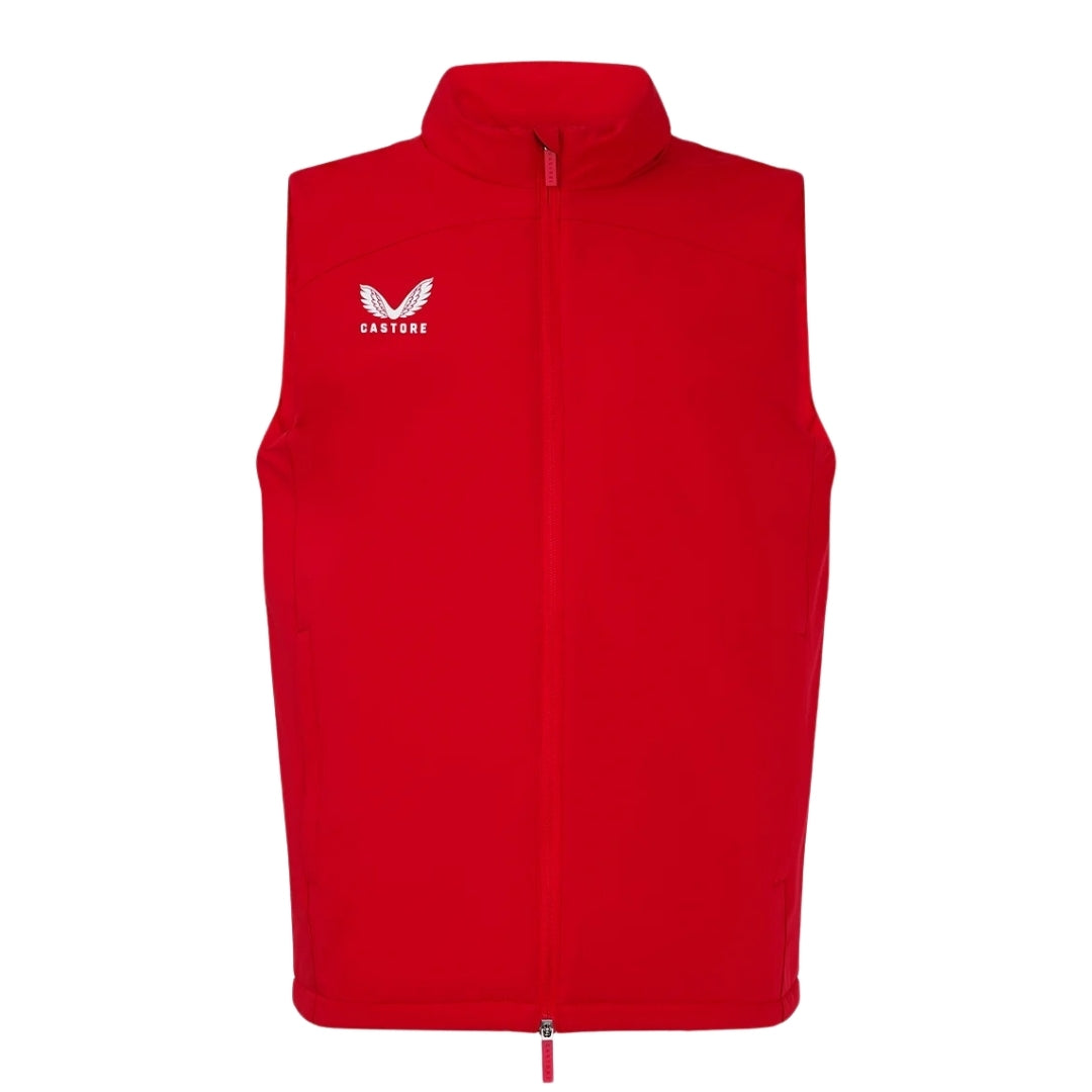 Castore Men's Padded True Red Gilet XS