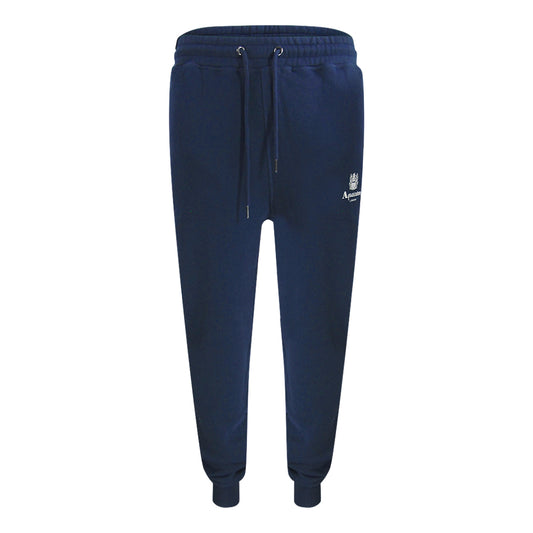 Aquascutum Active Basic Rib Track Pant Navy Blue Sweatpants