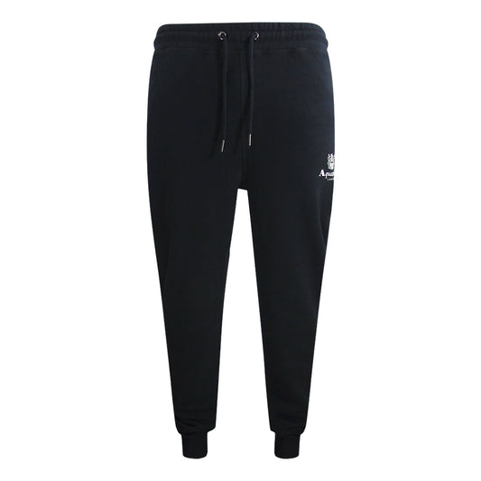 Aquascutum Active Basic Rib Track Pant Black Sweatpants