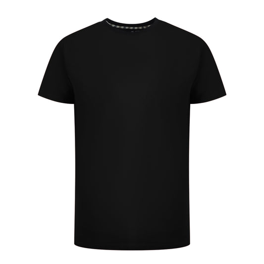 Aquascutum London Aldis Brand Logo Black T-Shirt L