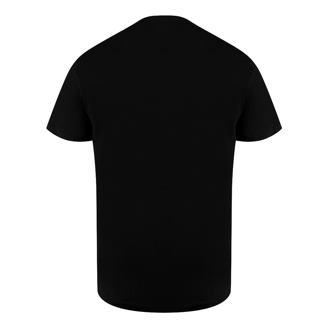 Aquascutum London Aldis Brand Logo Black T-Shirt L