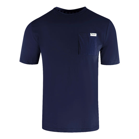 Aquascutum Active Small Pocket Navy Blue T-Shirt