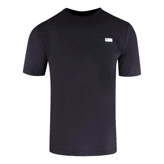 Aquascutum Active Small Pocket Black T-Shirt