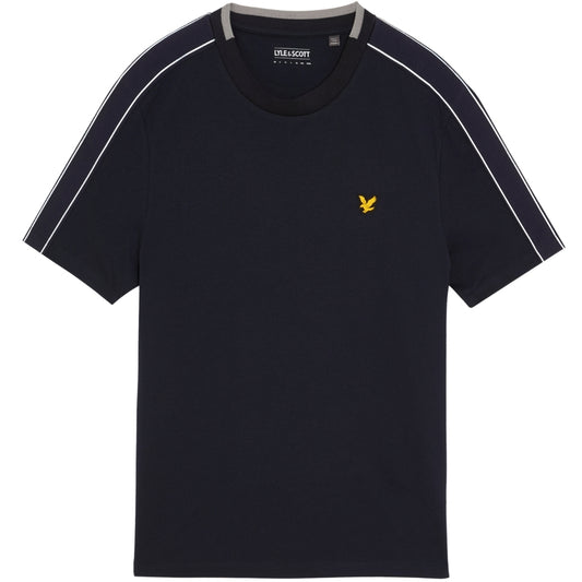 Lyle & Scott Navy Blue Tape T-Shirt XS
